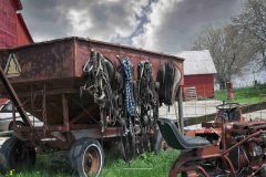 This is a collection of equipment from another  time in American history.